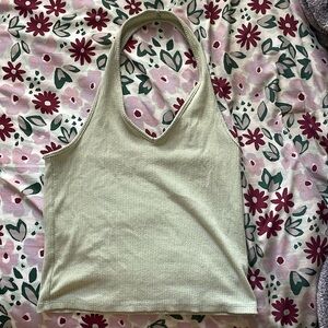Olive green Halter Top